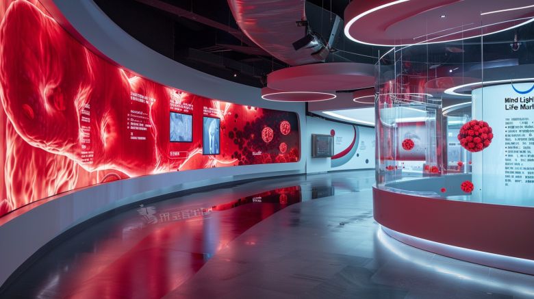 市中心血站血液科普教育基地,無償獻(xiàn)血科普館