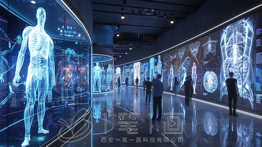 互動(dòng)醫(yī)療科普館設(shè)計(jì)方案,數(shù)字化醫(yī)療展覽,智能醫(yī)療科技展示