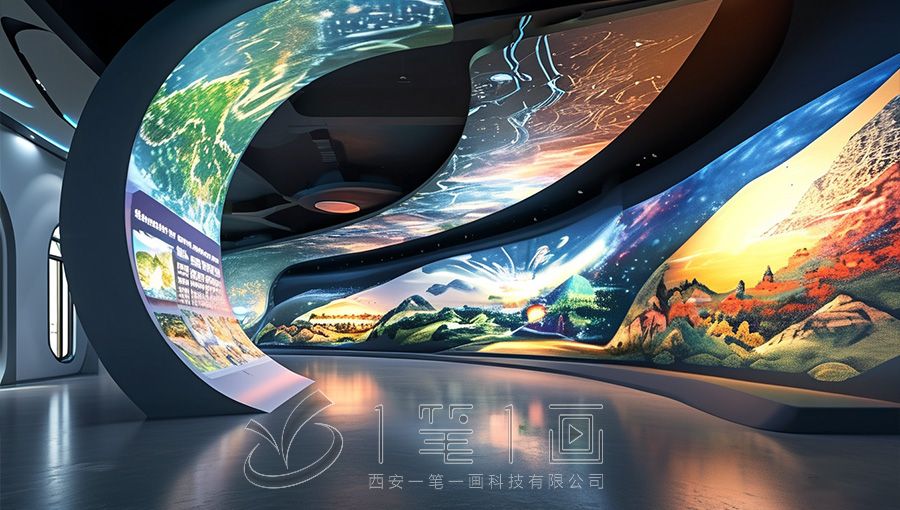 縣中華民族共同體體驗館,體驗館設計,多媒體設備展示