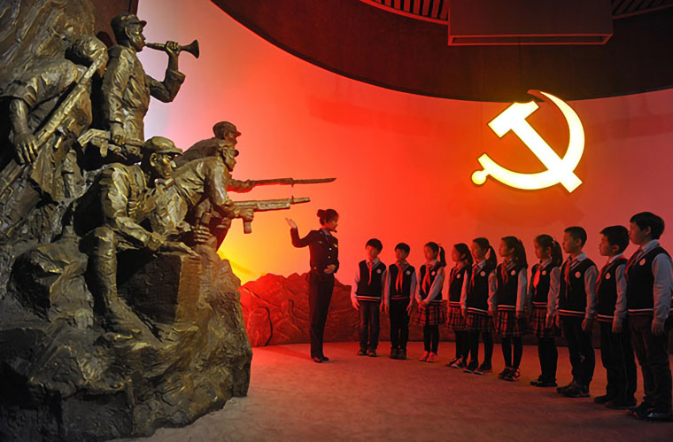 聲光電紅色文化教育基地--黨建數(shù)字化展廳設(shè)計(jì)如何謀劃？_西安一筆一畫科技有限公司