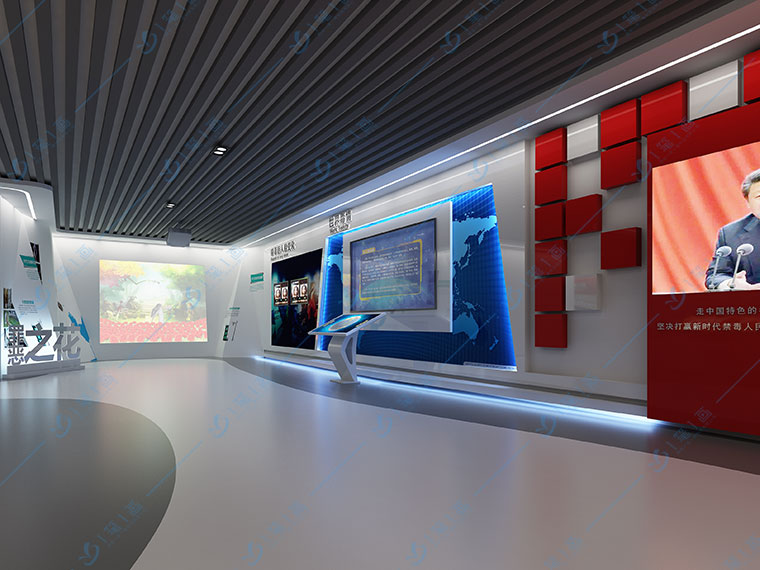 高科技禁毒教育館,禁毒展覽館建設(shè),現(xiàn)代化禁毒教育展館,多媒體禁毒教育展館-全省領(lǐng)先的智能化禁毒教育基地_西安一筆一畫科技有限公司