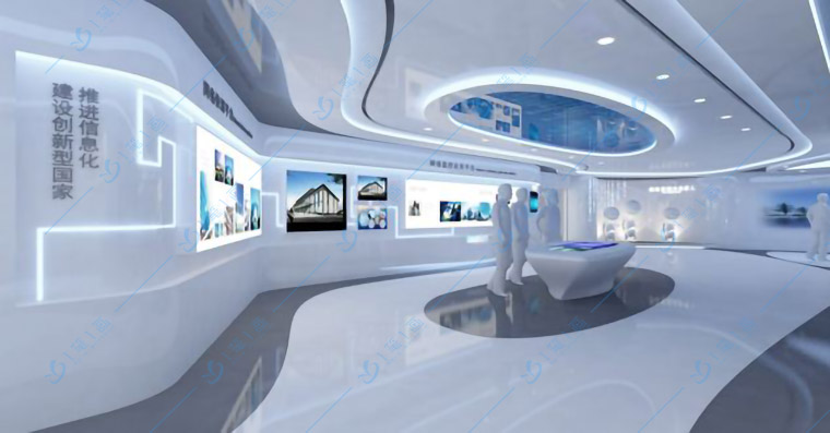 智能數(shù)字展廳設計效果圖 智能數(shù)字展廳設計效果圖