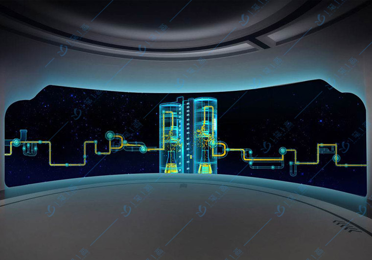 科技類主題展廳設(shè)計(jì)效果圖