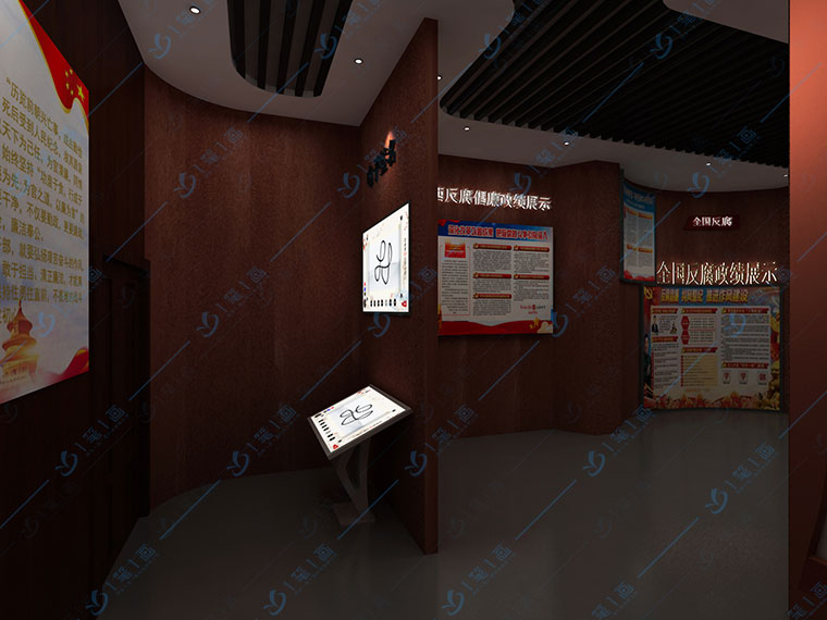 廉明警示教育展館設(shè)計平面圖 廉明警示教育展館設(shè)計平面圖