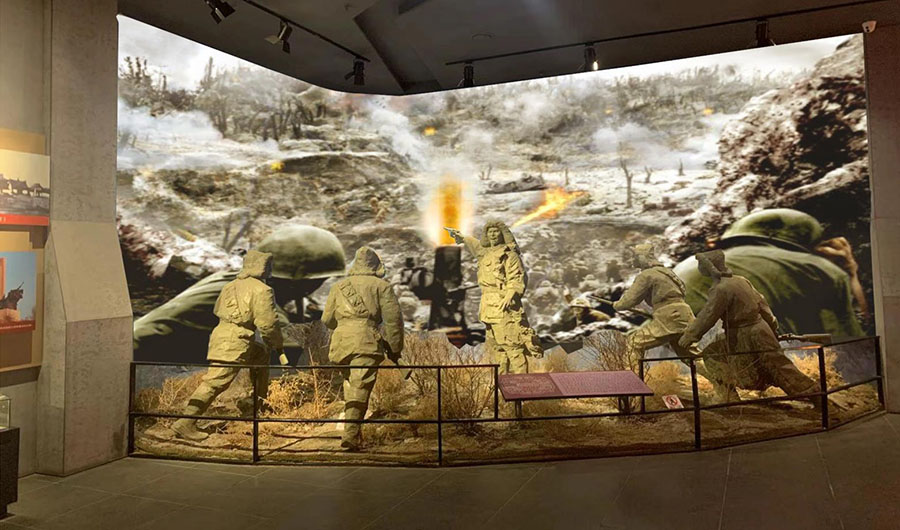 百靈廟暴動場景復(fù)原展示內(nèi)容方案一: 百靈廟暴動場景復(fù)原展示內(nèi)容方案一: