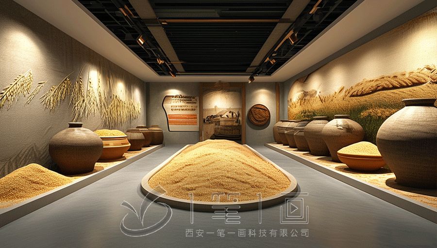 糧食和物資儲備中心安全教育基地設(shè)計方案，多媒體糧食安全展廳建設(shè)方案策劃公司