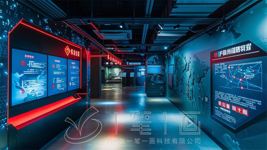 區(qū)國(guó)防教育素質(zhì)拓展基地展廳設(shè)計(jì)方案，多媒體國(guó)防動(dòng)員教育基地建設(shè)方案策劃公司