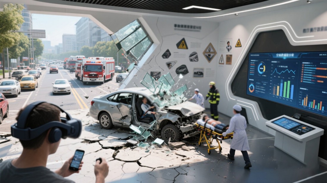 聲光電交通安全教育體驗館建設(shè)方案效果圖