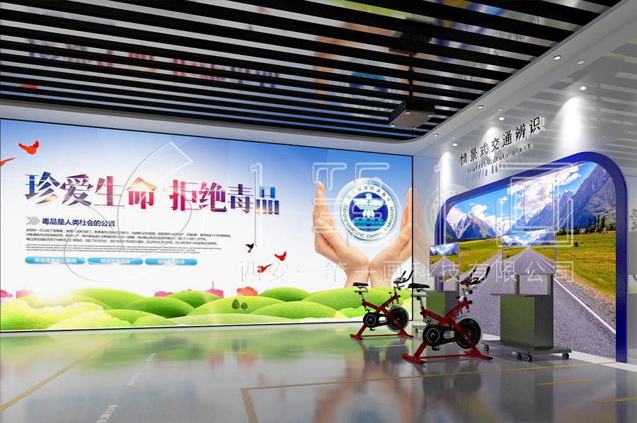 小學(xué)生禁毒教育展廳設(shè)計(jì)平面圖