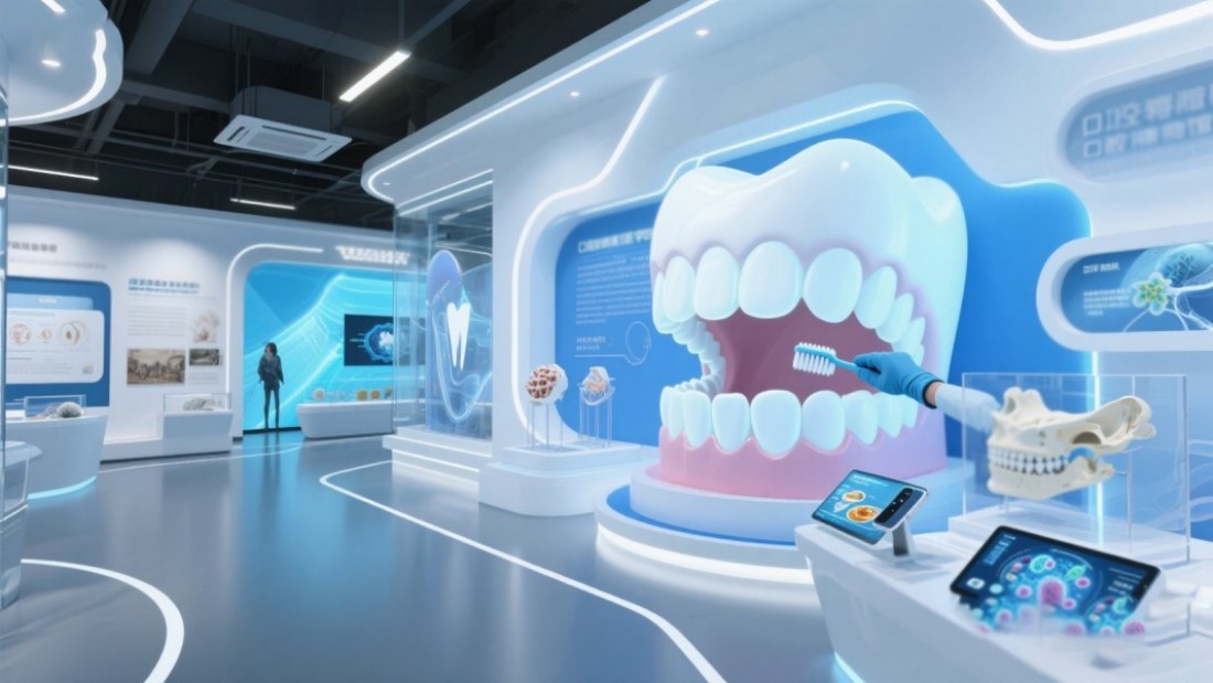 高科技口腔健康科普館效果圖 高科技口腔健康科普館效果圖