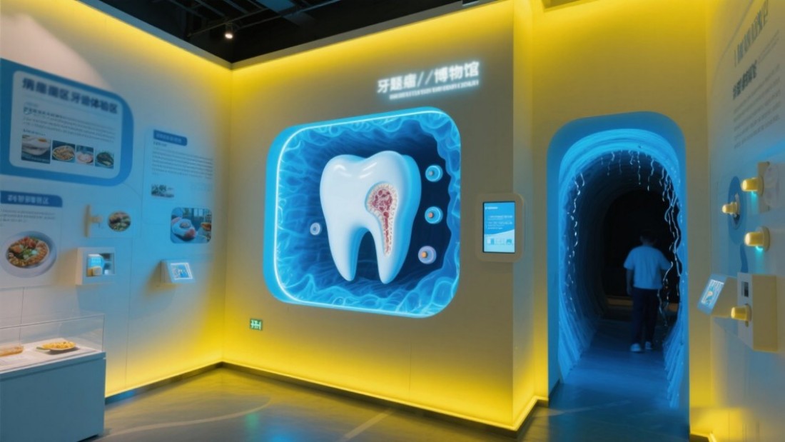 聲光電口腔展廳效果圖 聲光電口腔展廳效果圖