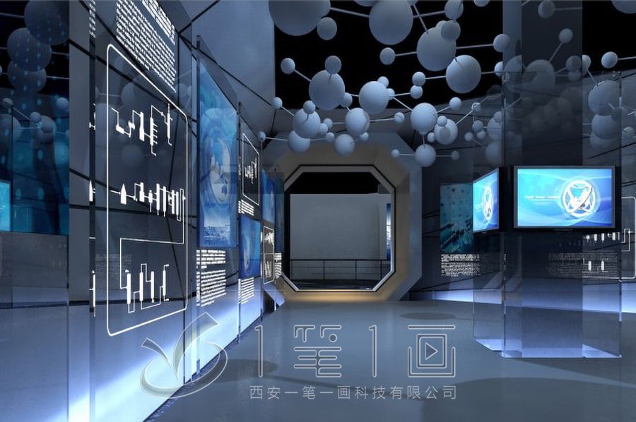 智能企業(yè)展館效果圖 智能企業(yè)展館效果圖