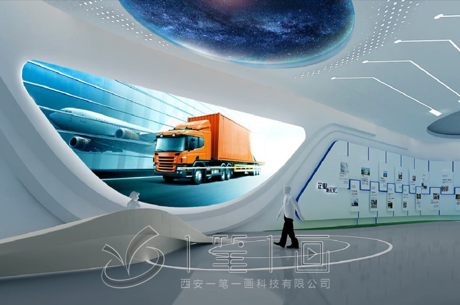 創(chuàng)新公司展廳設(shè)計公司效果圖