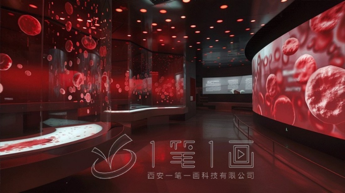 聲光電展覽館效果圖