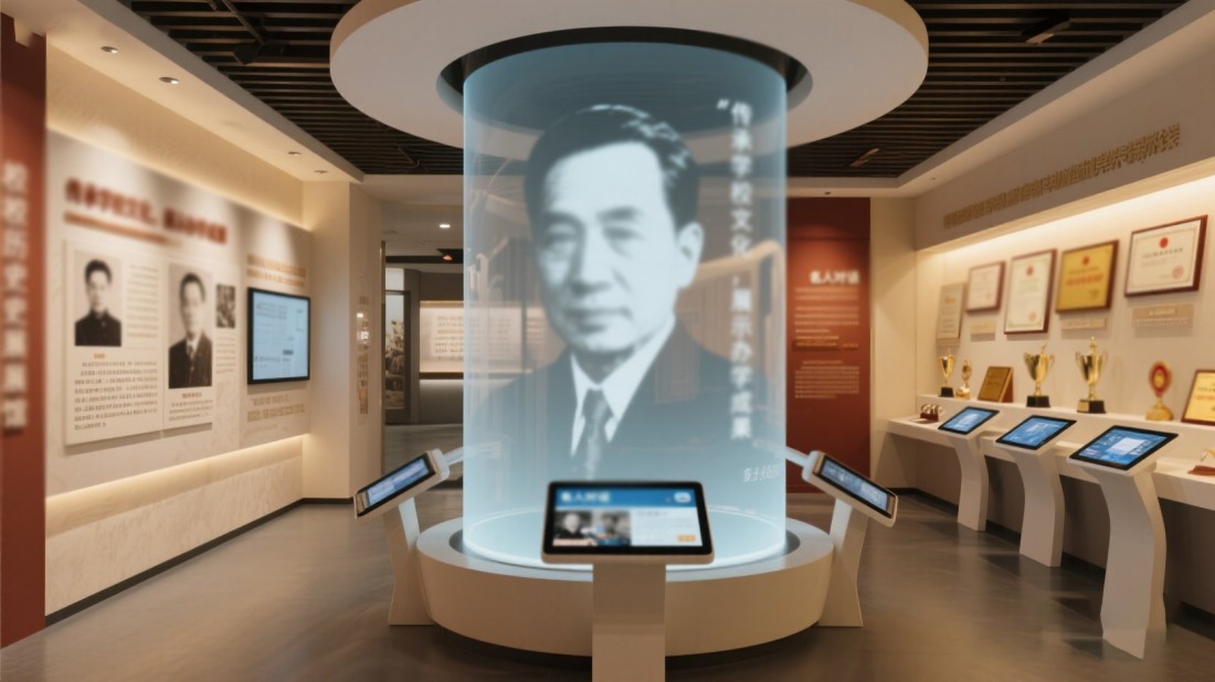 多媒體校史館展館展廳設(shè)計效果圖