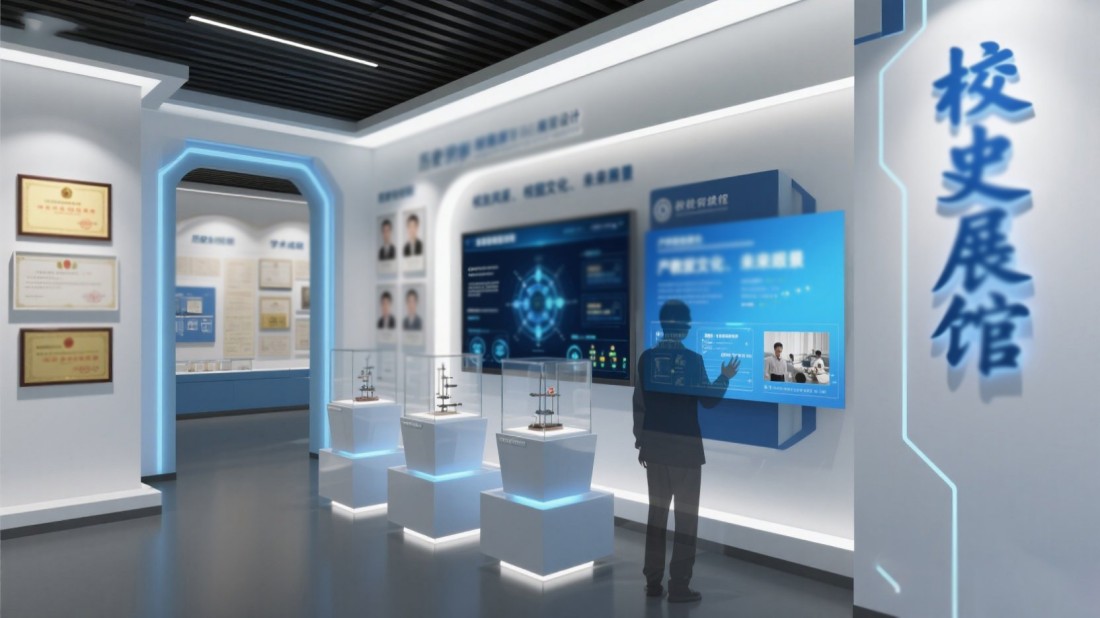 沉浸式校史館設(shè)計效果圖